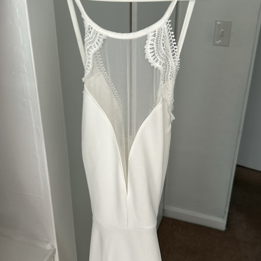 White Dress 👗 Cocktail party dress - Picture 14 of 15